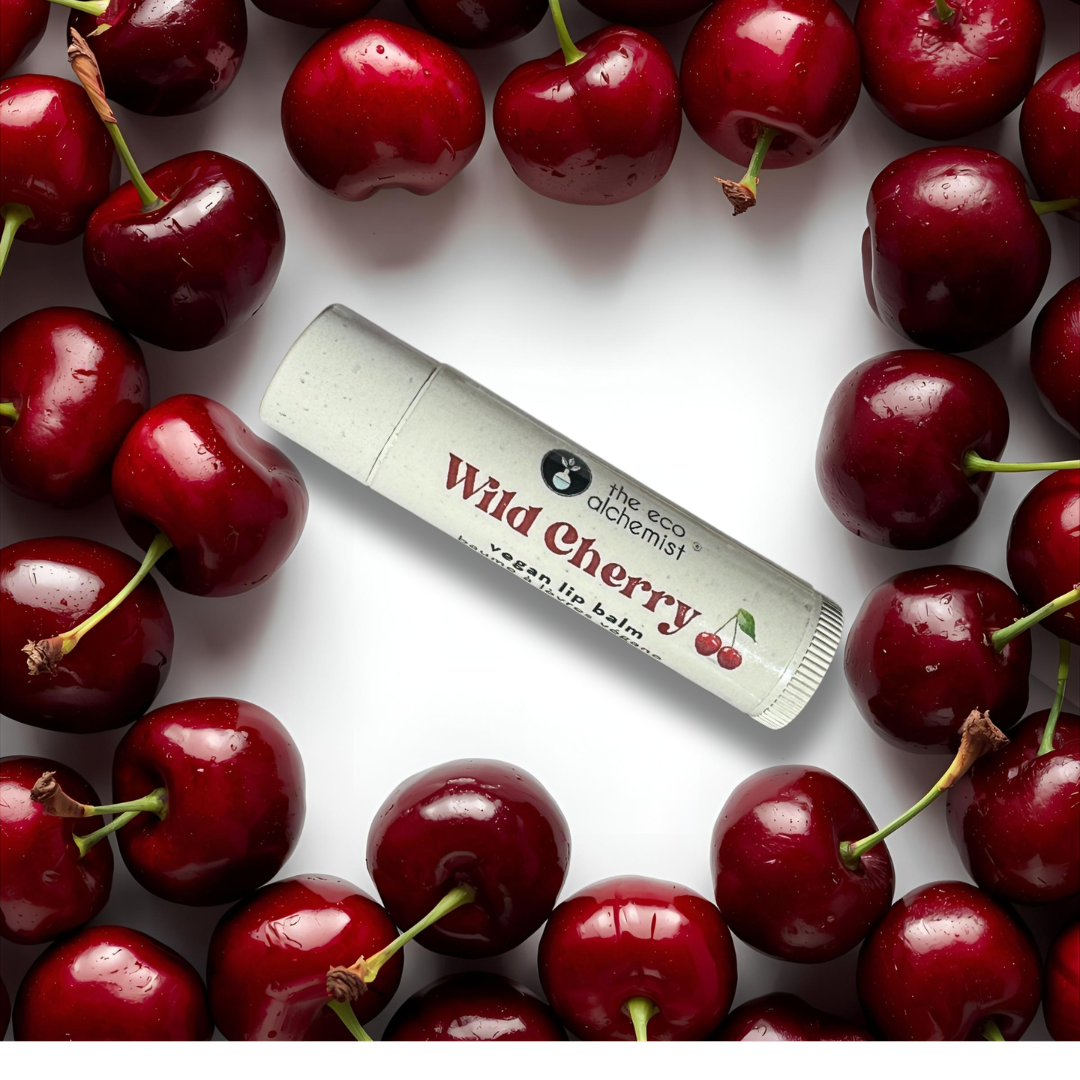 Compostable Wild Cherry Lip Balm