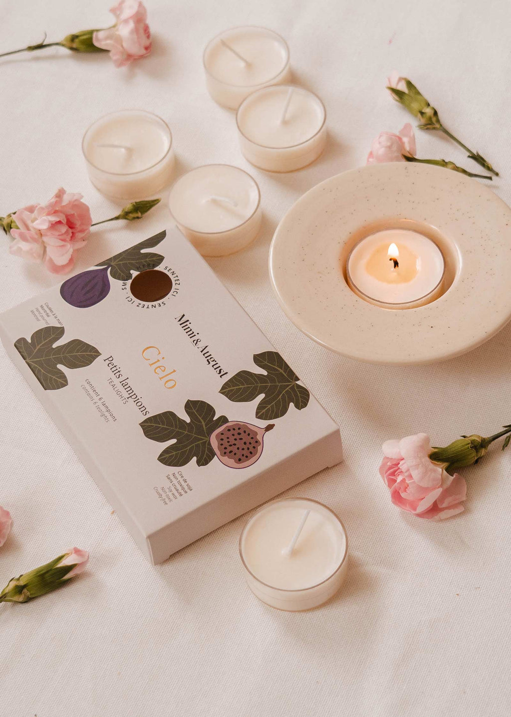 Ensemble de bougies chauffe-plat Cielo