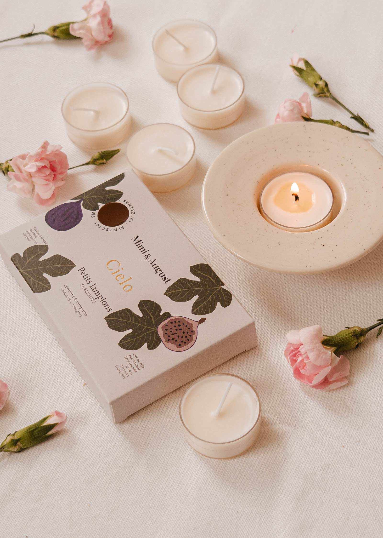 Ensemble de bougies chauffe-plat Cielo