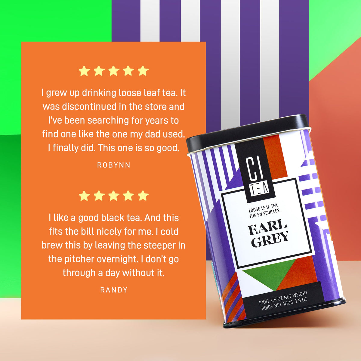 Earl Grey Loose Leaf Tea Bundle of Two - 200g