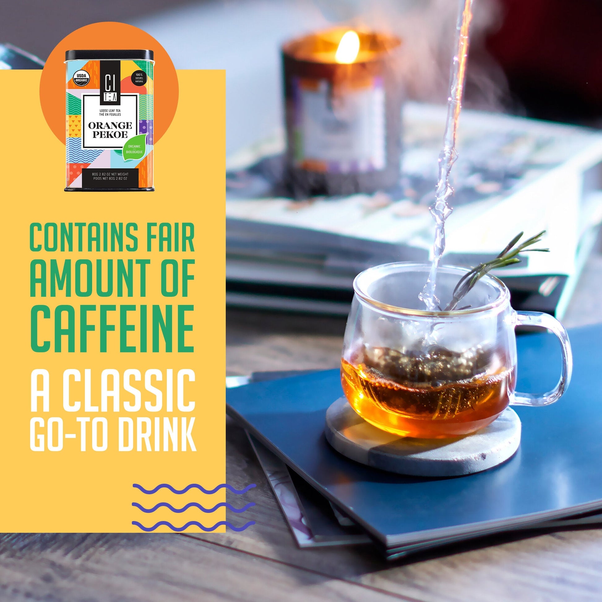 Organic Orange Pekoe Black Loose Leaf Tea