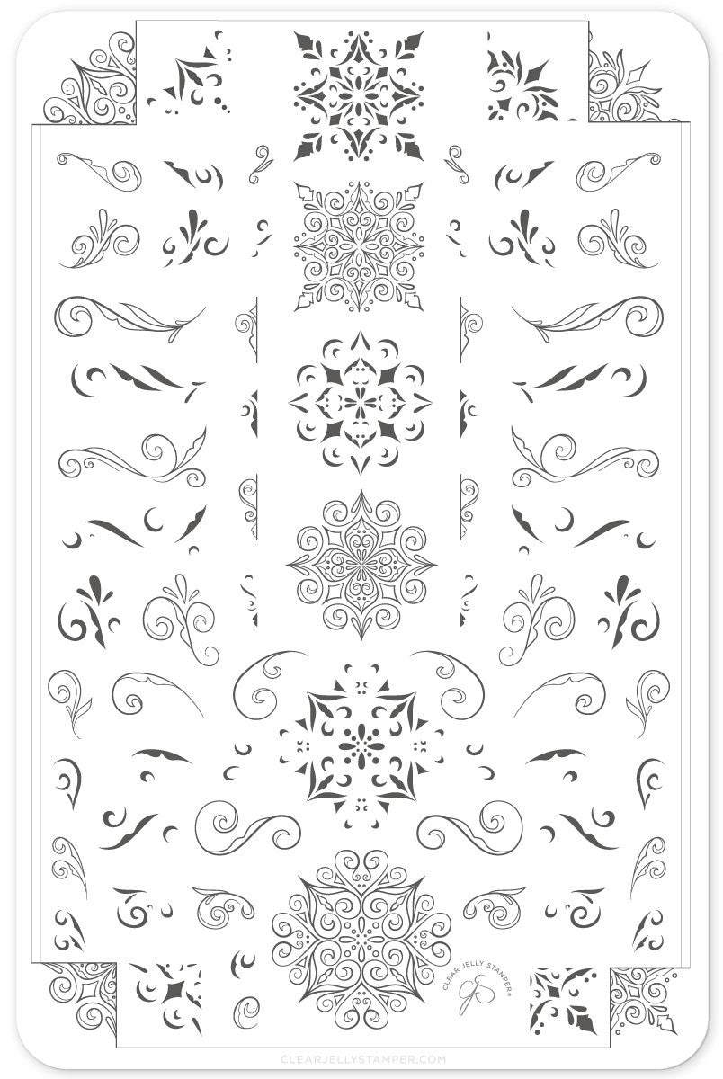 Clear Jelly Stamper - Put a Lil Swirl on It - Part 1