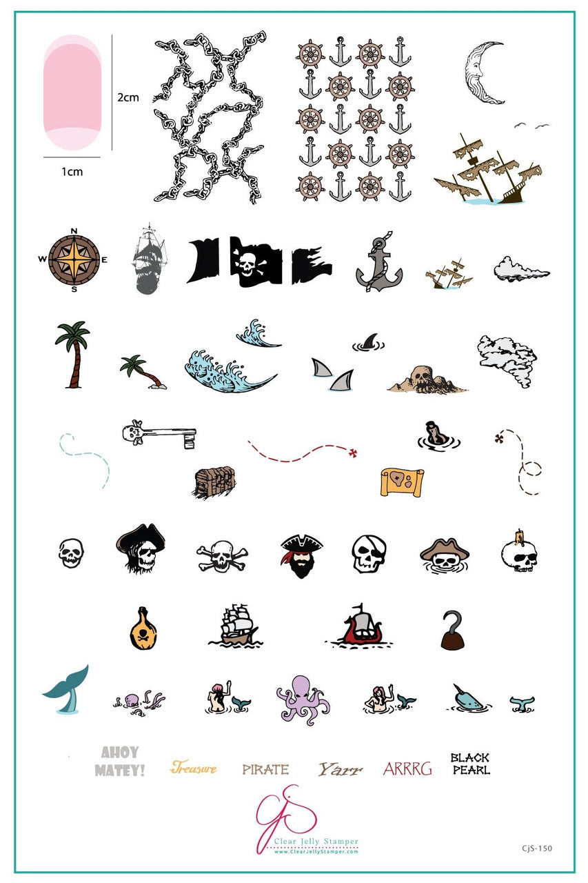 Clear Jelly Stamper - Anchors Away