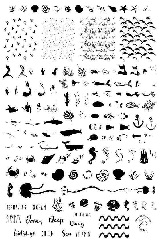 Clear Jelly Stamper - Mermazing