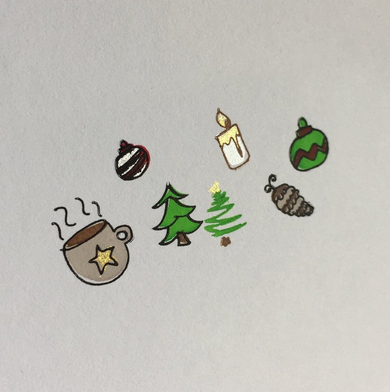 Clear Jelly Stamper - Cappuccino & Candles