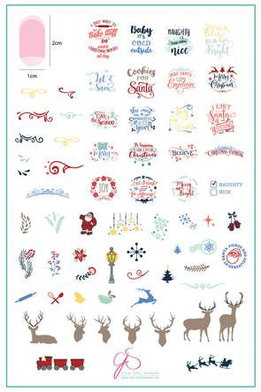 Clear Jelly Stamper - Christmas Express