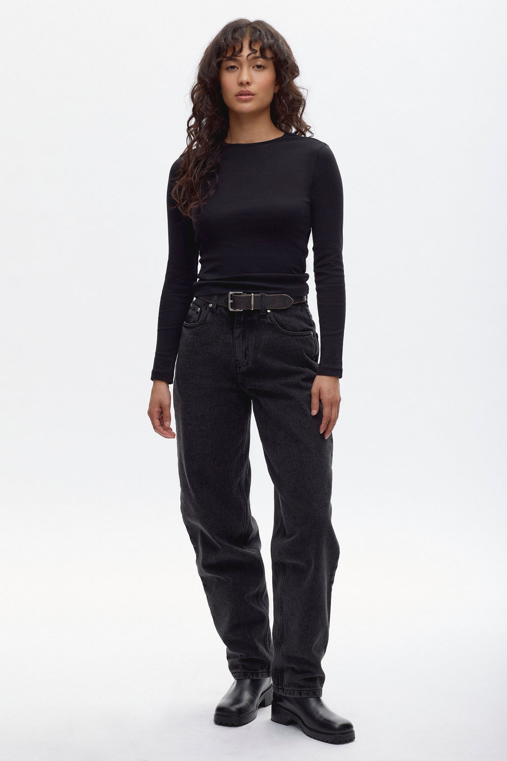 T-shirt à manches longues ajusté pour femme