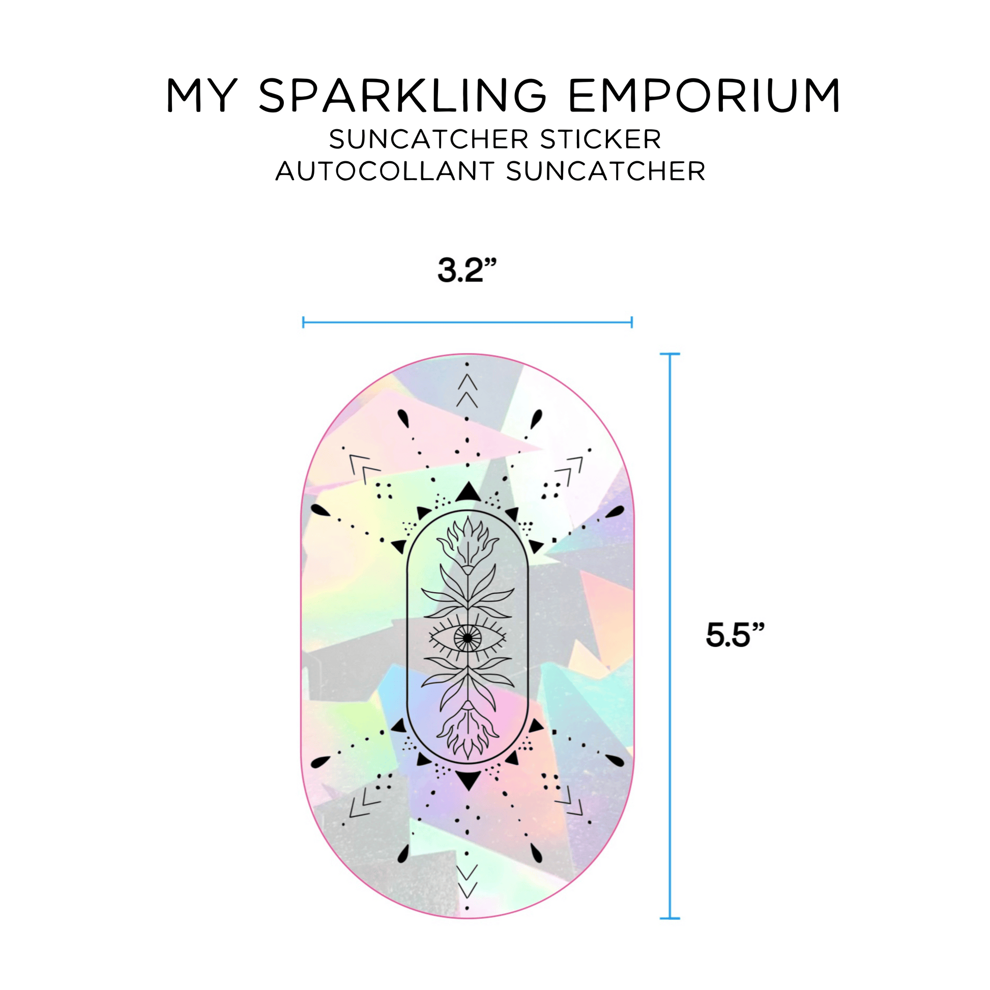 Clairvoyant Suncatcher Sticker