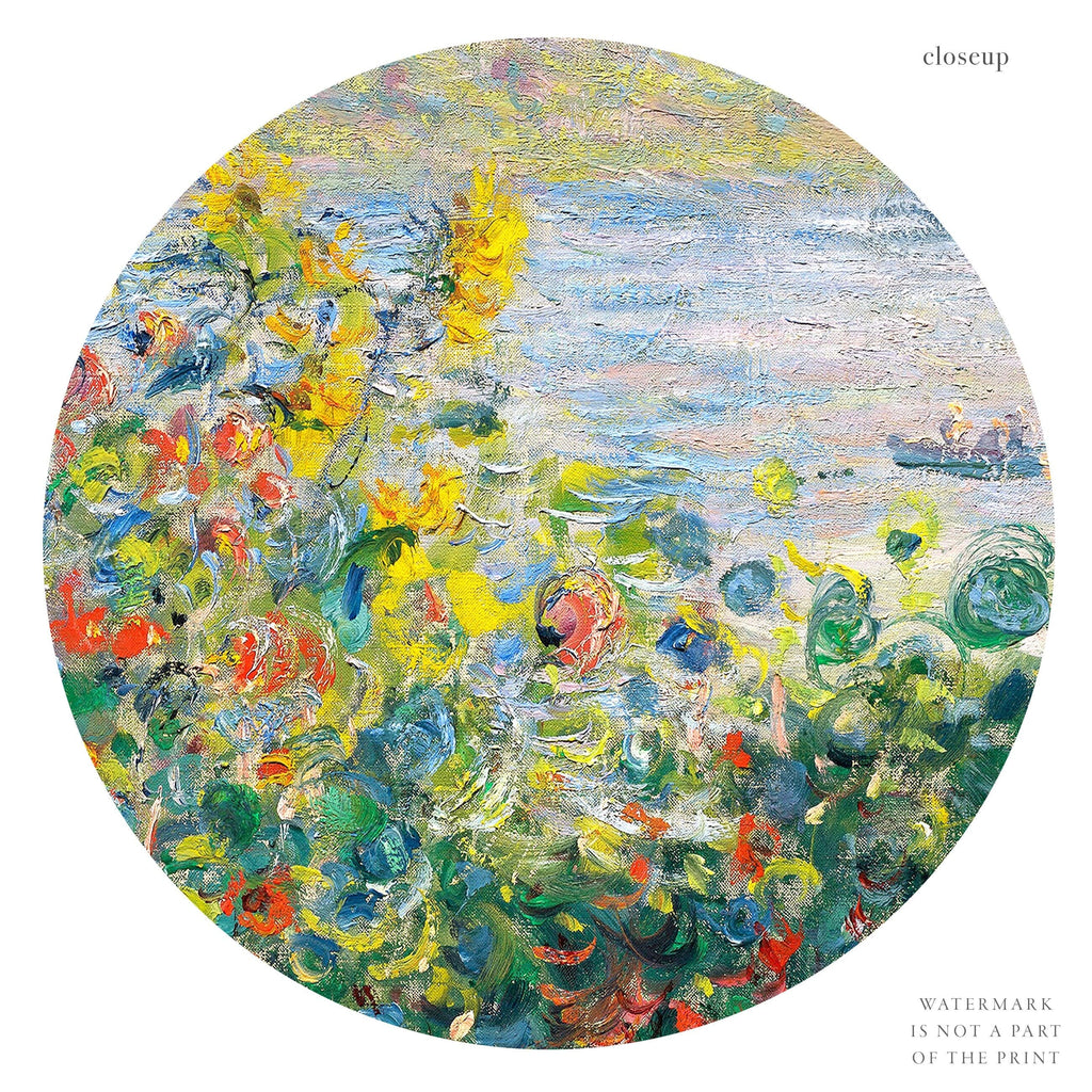 Claude Monet, Flower Beds at Vétheuil Print – Museum Art Print