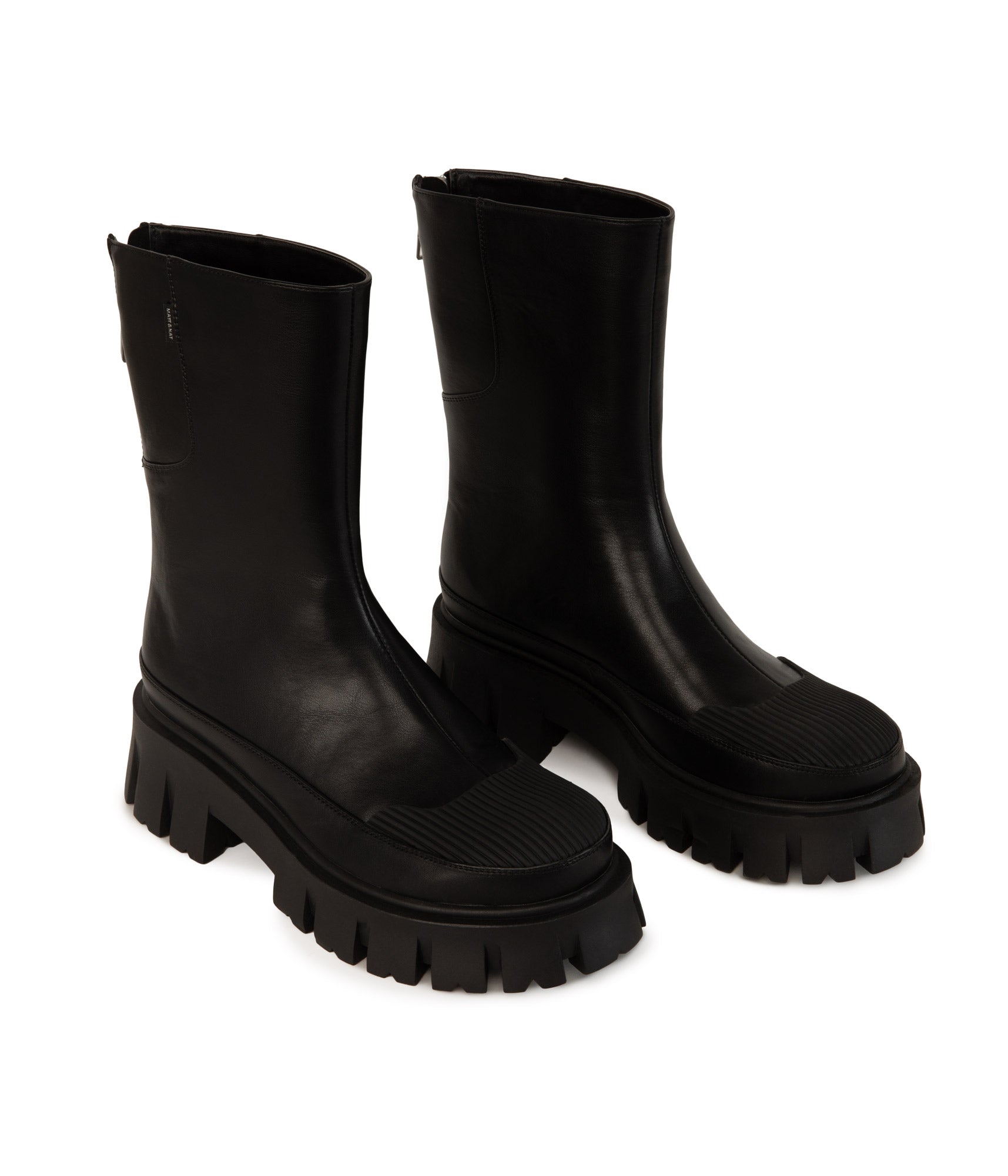 AVIKA Women's Vegan Chunky Chelsea Boots
