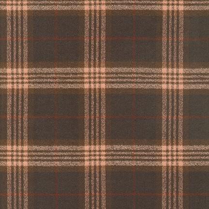 Flanelle biologique Mammoth - Cacao, 21" x WOF