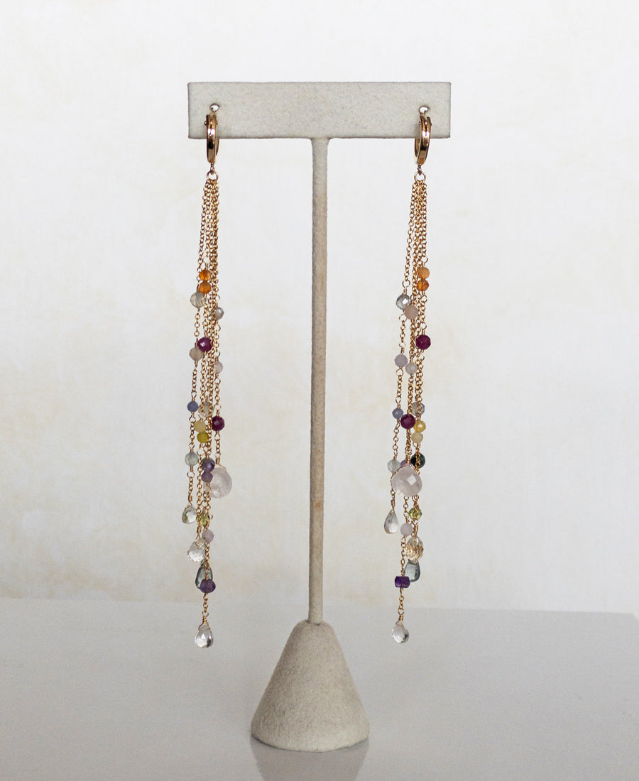 Confetti Hoop Earrings