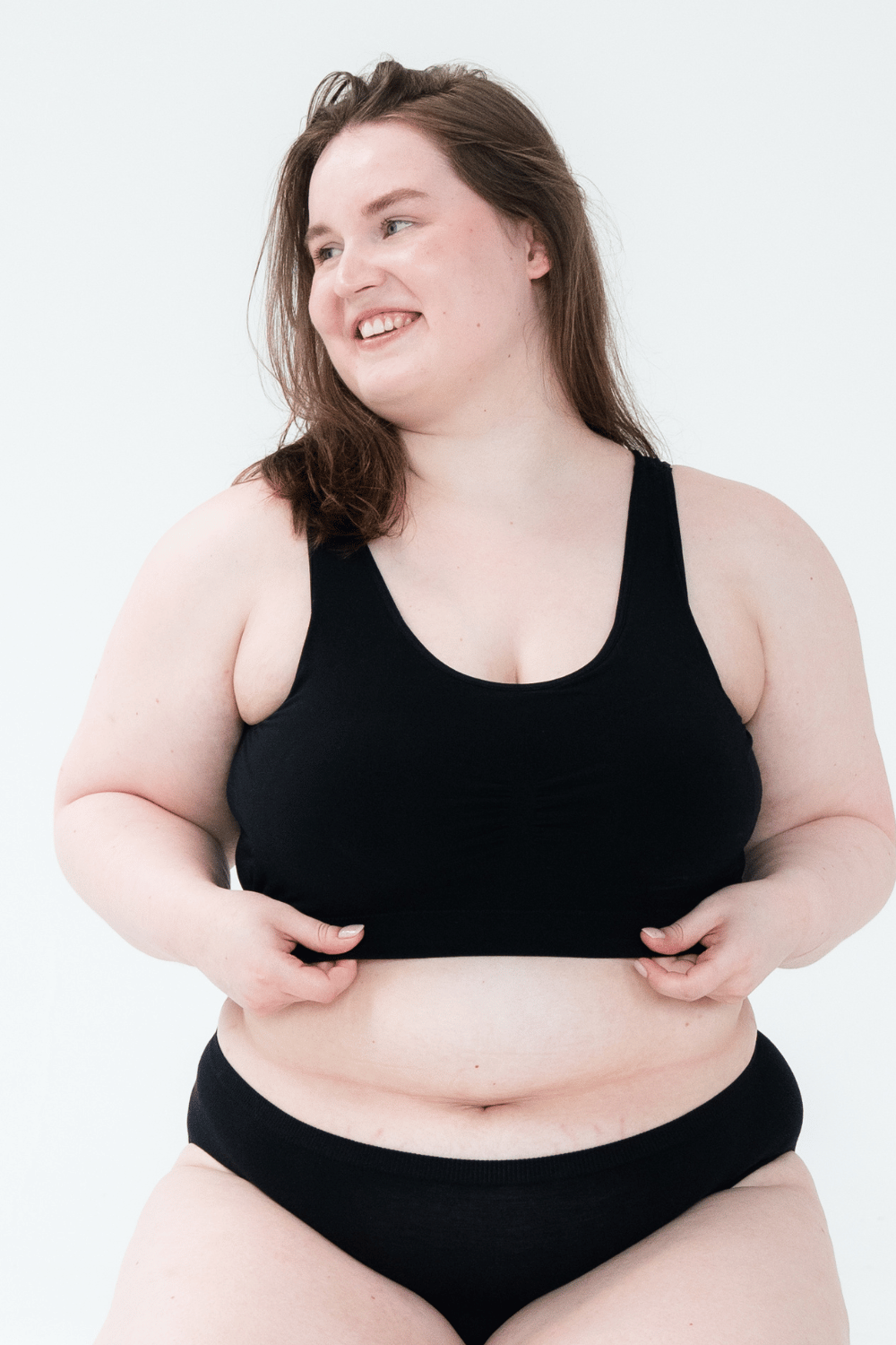 Essential Bamboo Bralette - Black
