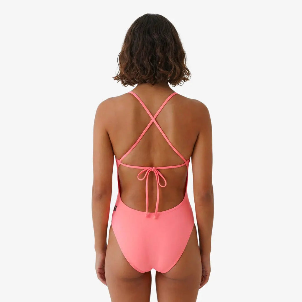 Coral Tie-Back One-Piece Training Swimsuit by Norca