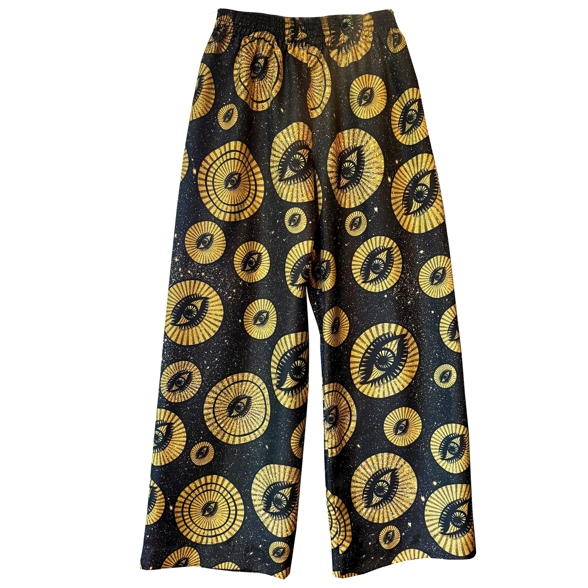 pantalon en soie Cosmic Inky Way 