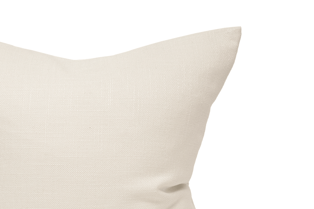 Housse de coussin crème