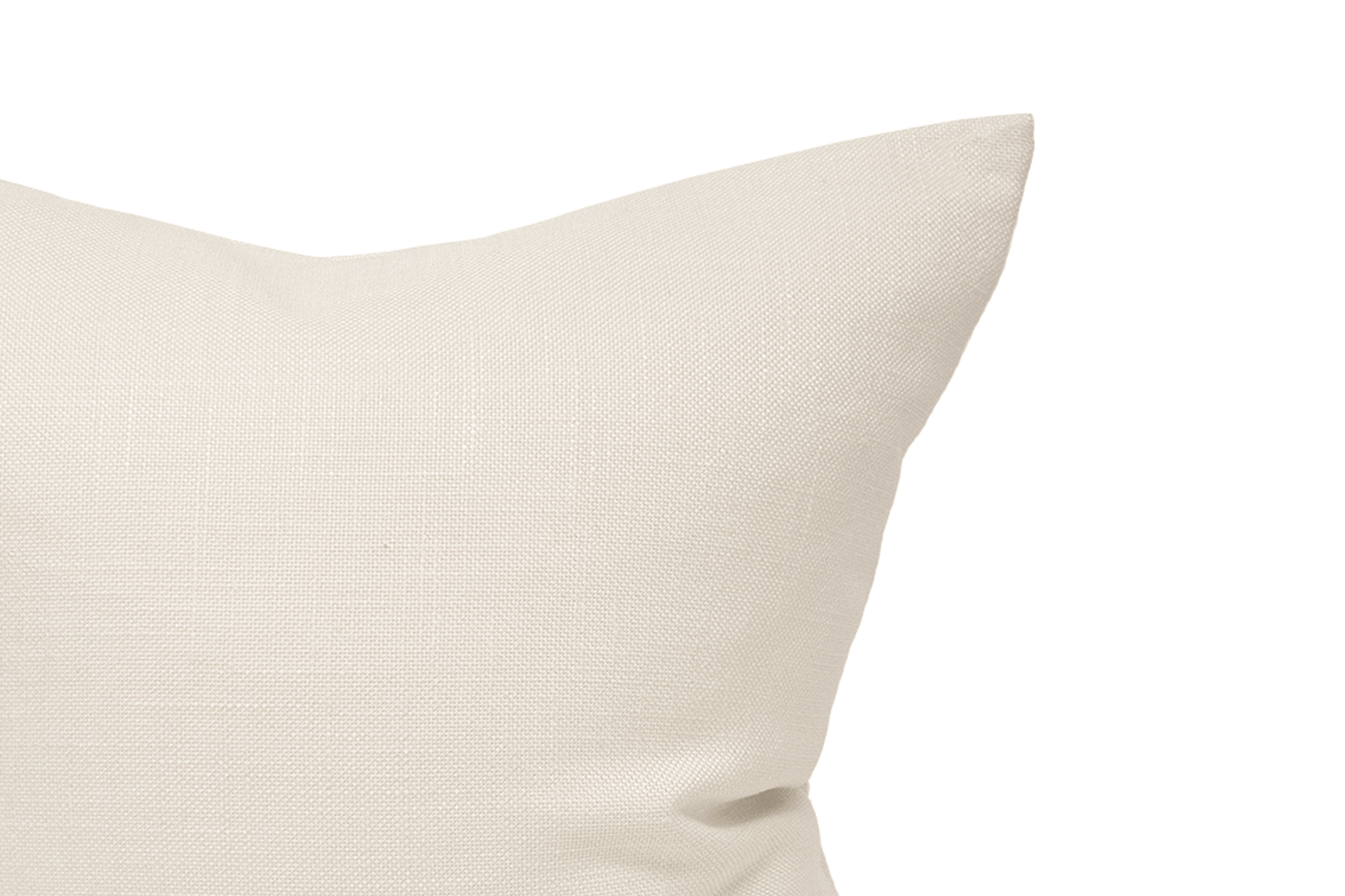 Housse de coussin crème
