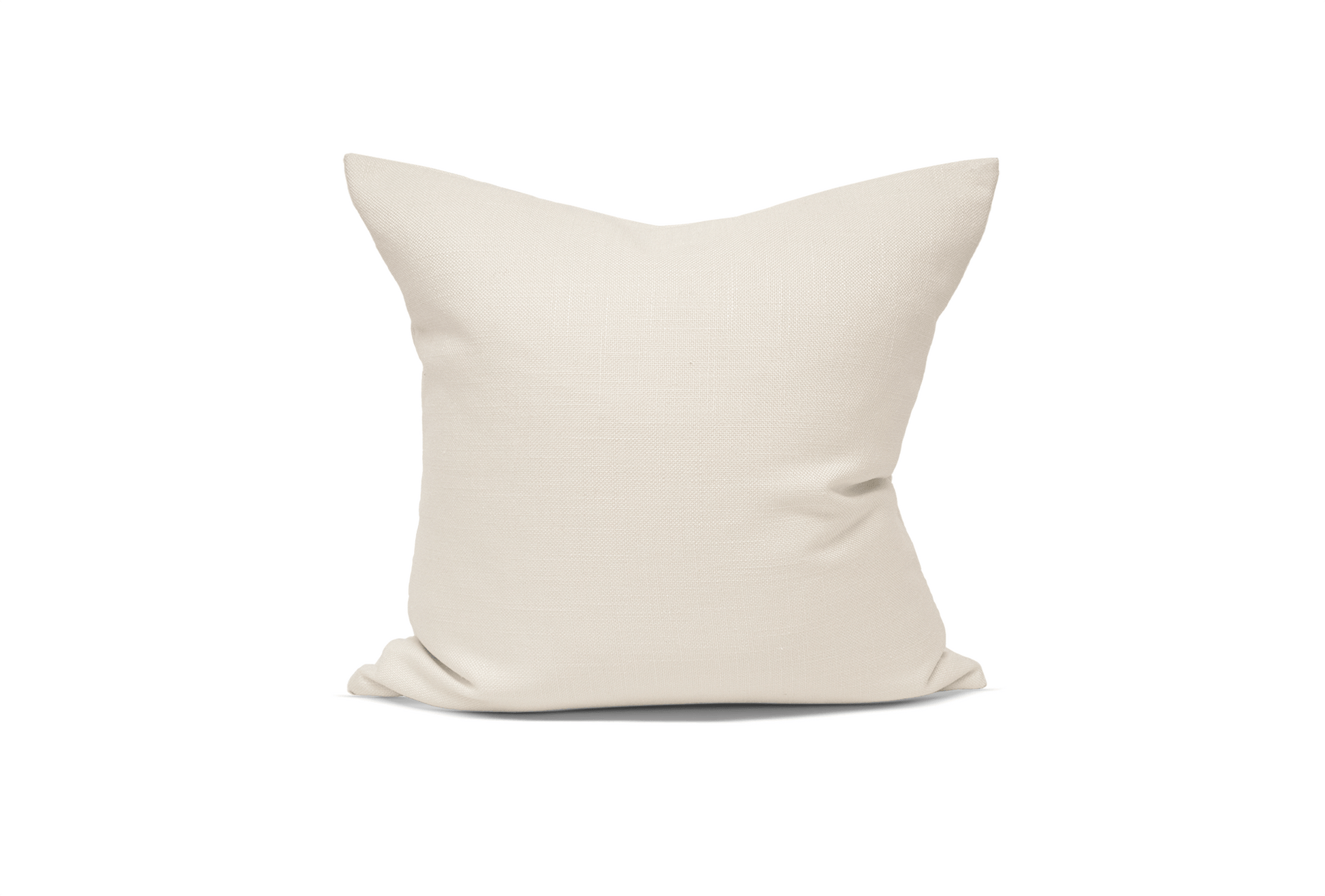 Housse de coussin crème