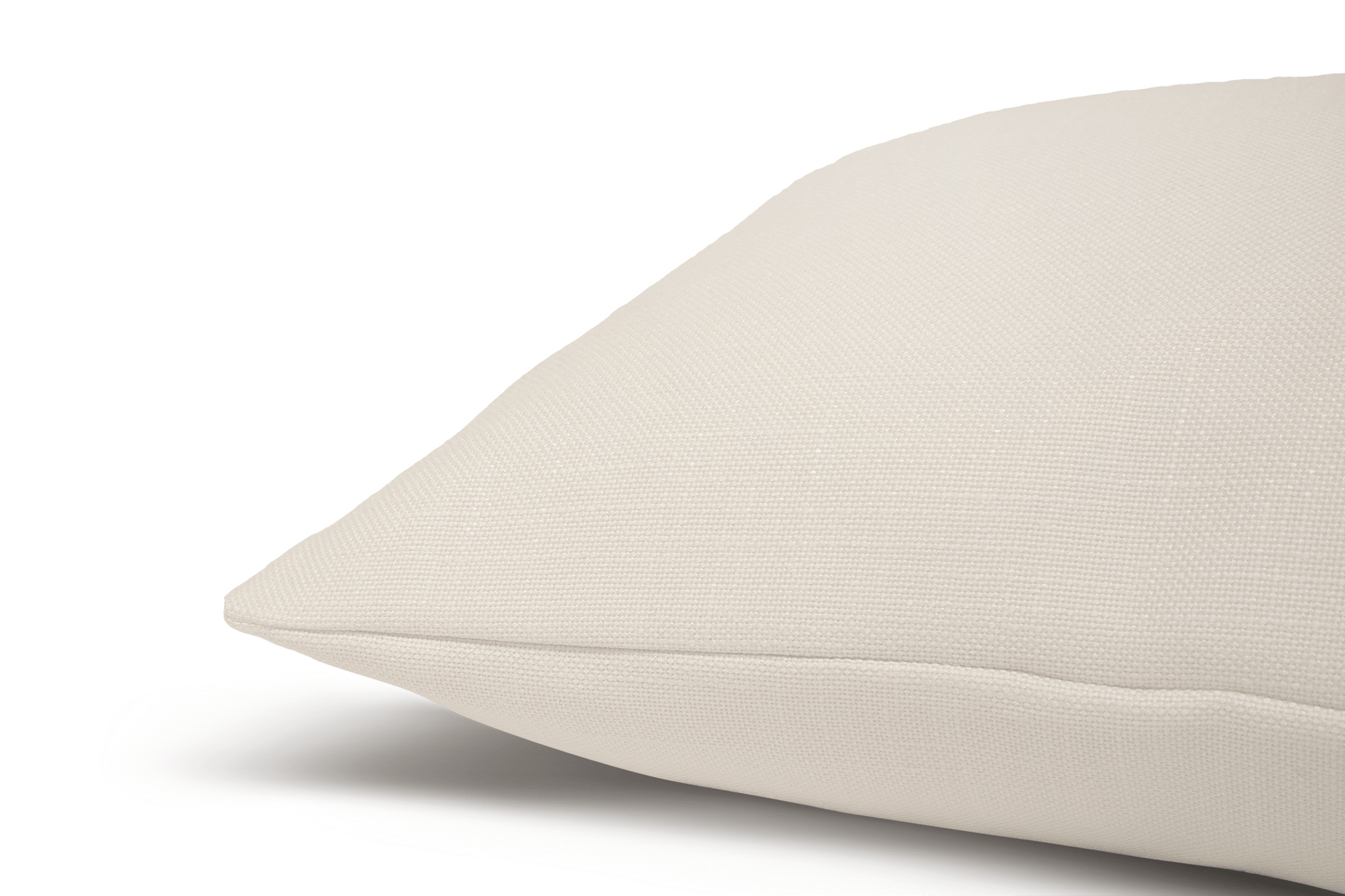Housse de coussin crème