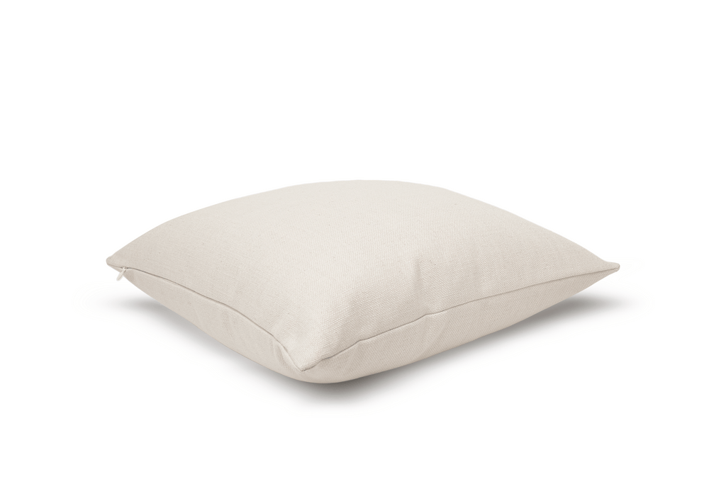 Housse de coussin crème