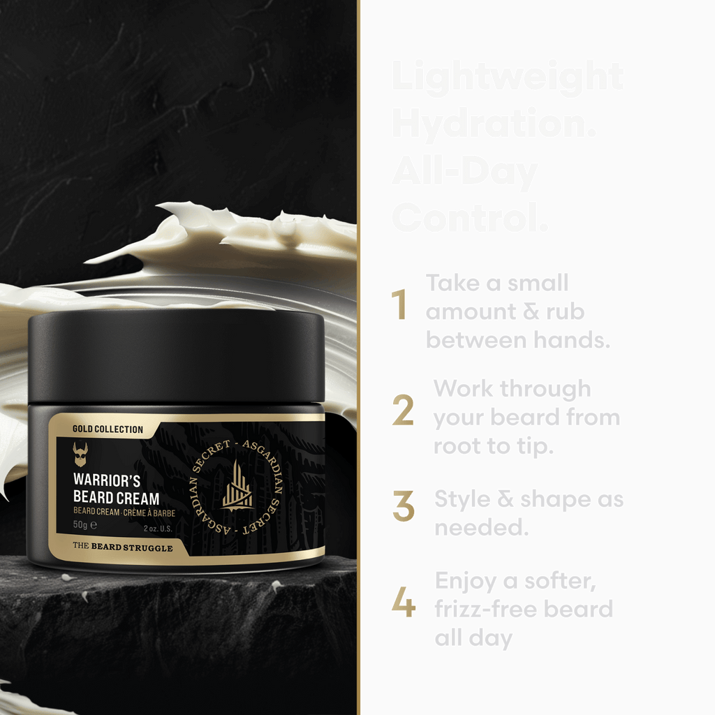 Beard Cream: Defeat Dryness and Itch