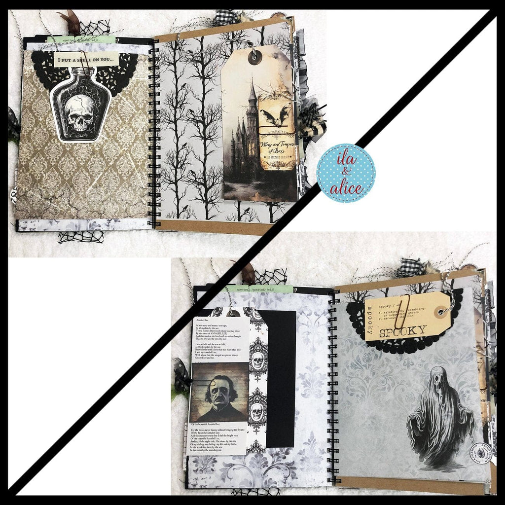 Wicked Witch Dark Academia Junk Journal for Halloween