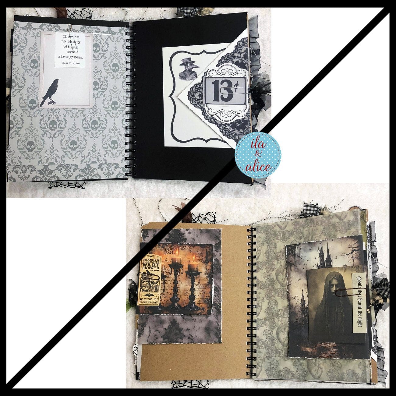 Wicked Witch Dark Academia Junk Journal for Halloween