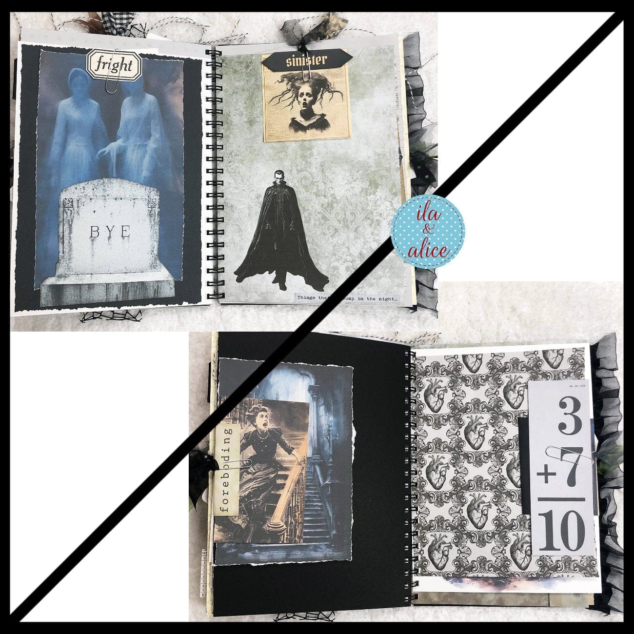 Wicked Witch Dark Academia Junk Journal for Halloween