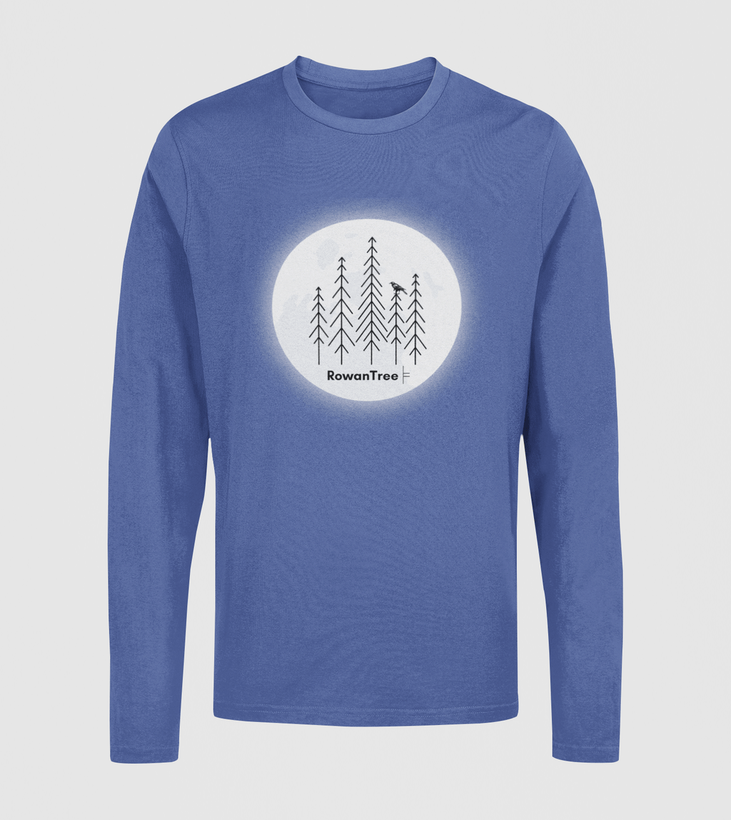 Moonlit Grove Long Sleeve Tee – Eco-Friendly, Ocean Plastic Removed