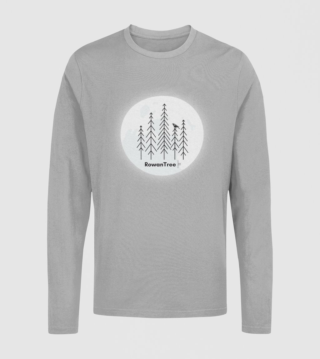 Moonlit Grove Long Sleeve Tee – Eco-Friendly, Ocean Plastic Removed