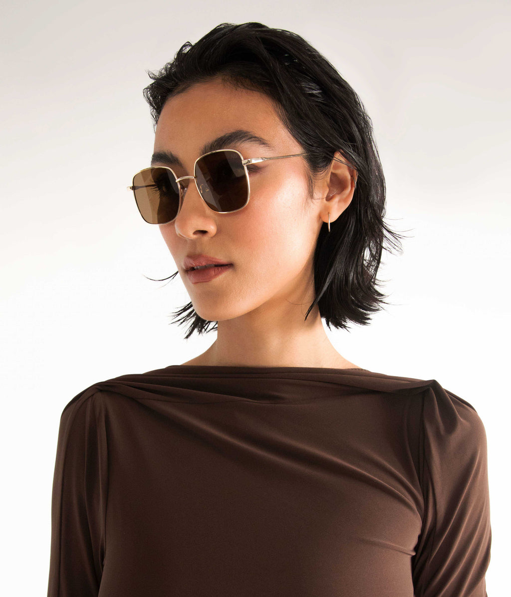 Petites lunettes de soleil carrées KAYASM
