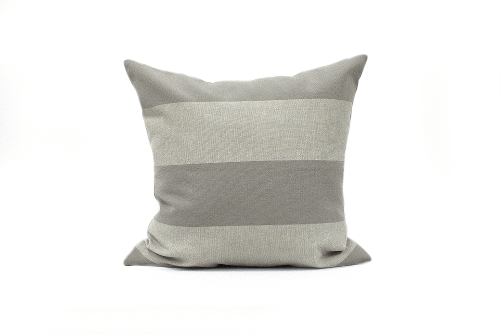 Housse de coussin à rayures Graystone