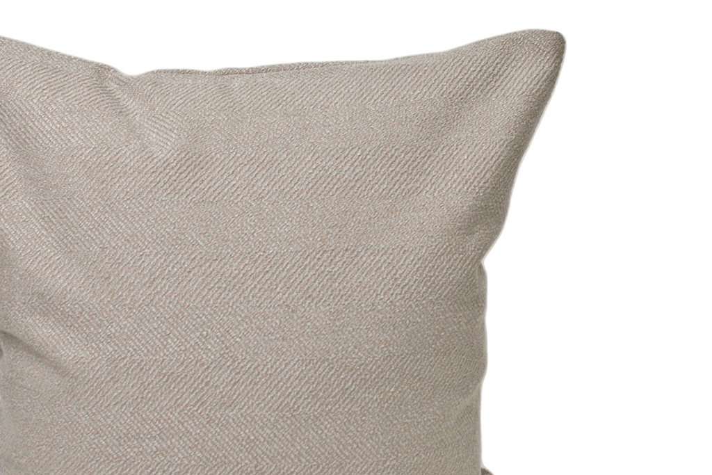 Housse de coussin à chevrons argentés