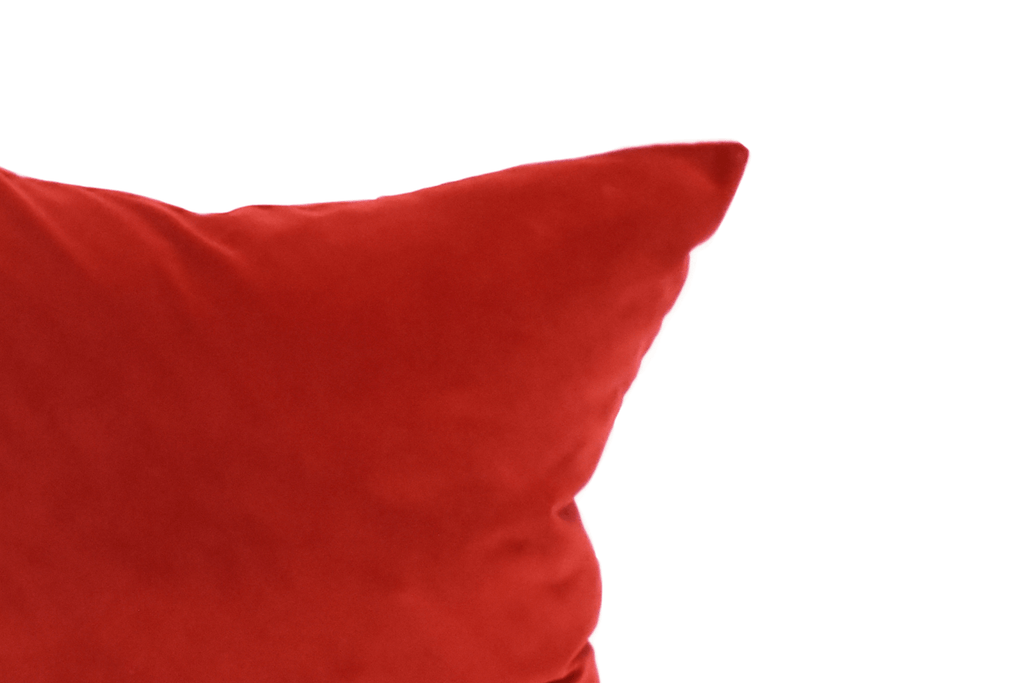 Housse de coussin en velours Escarlata
