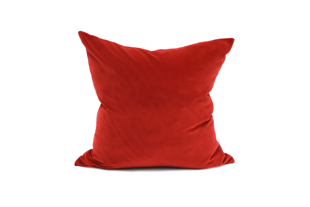 Housse de coussin en velours Escarlata