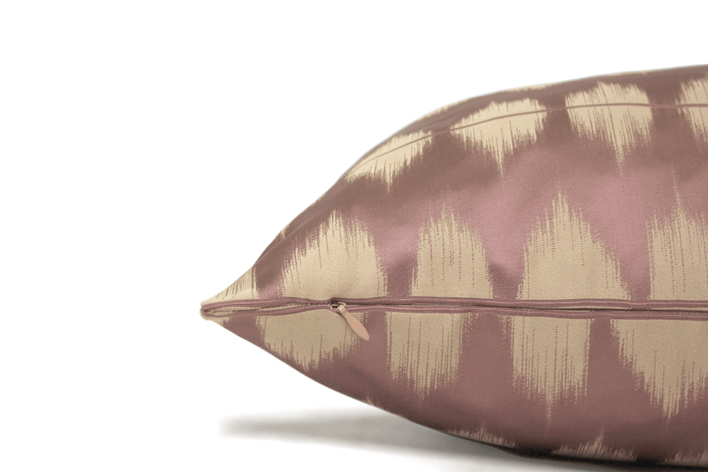 Housse de coussin Améthyste Ikat