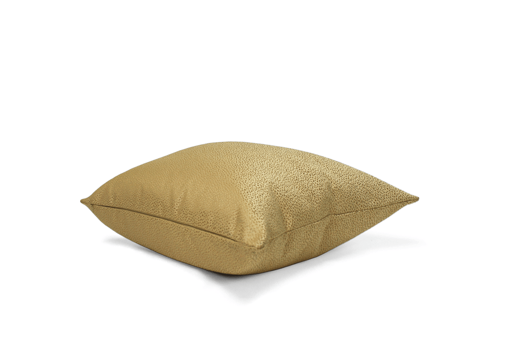 Housse de coussin dorée