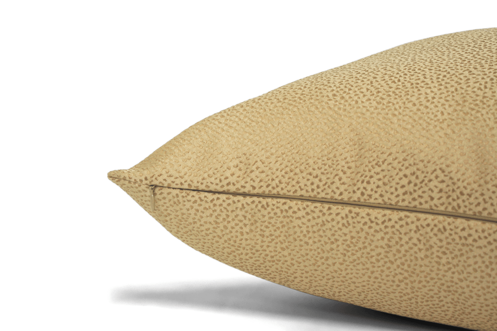Housse de coussin dorée