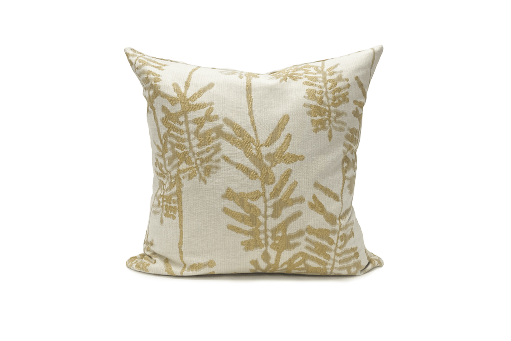 Housse de coussin couleur blé