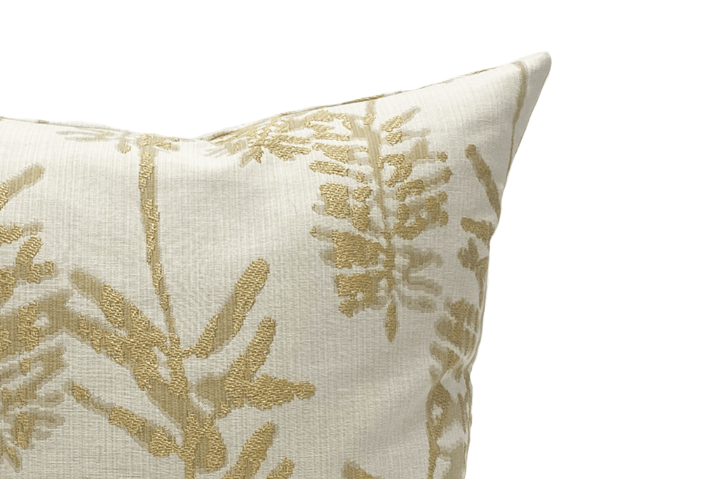 Housse de coussin couleur blé