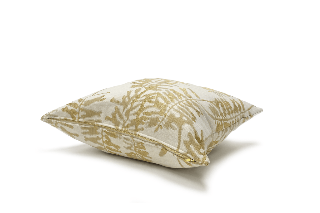 Housse de coussin couleur blé