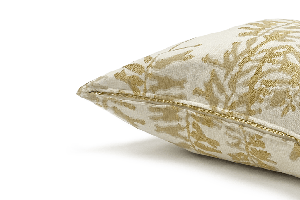 Housse de coussin couleur blé