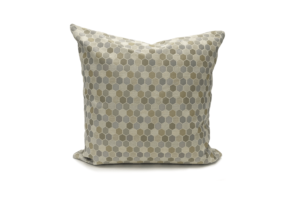 Housse de coussin en nid d'abeille