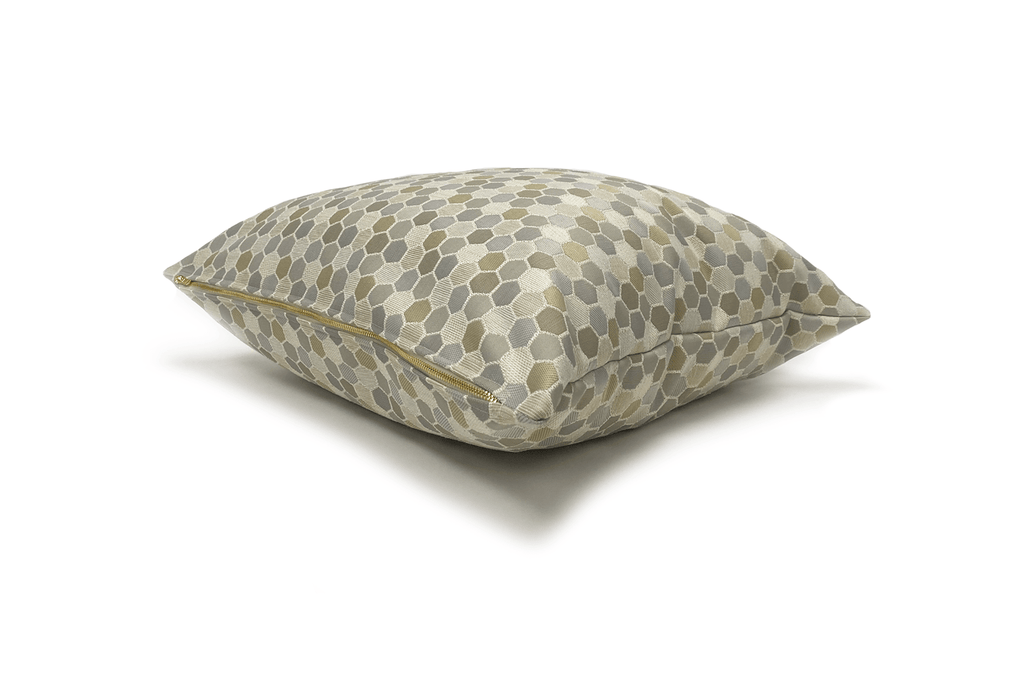 Housse de coussin en nid d'abeille