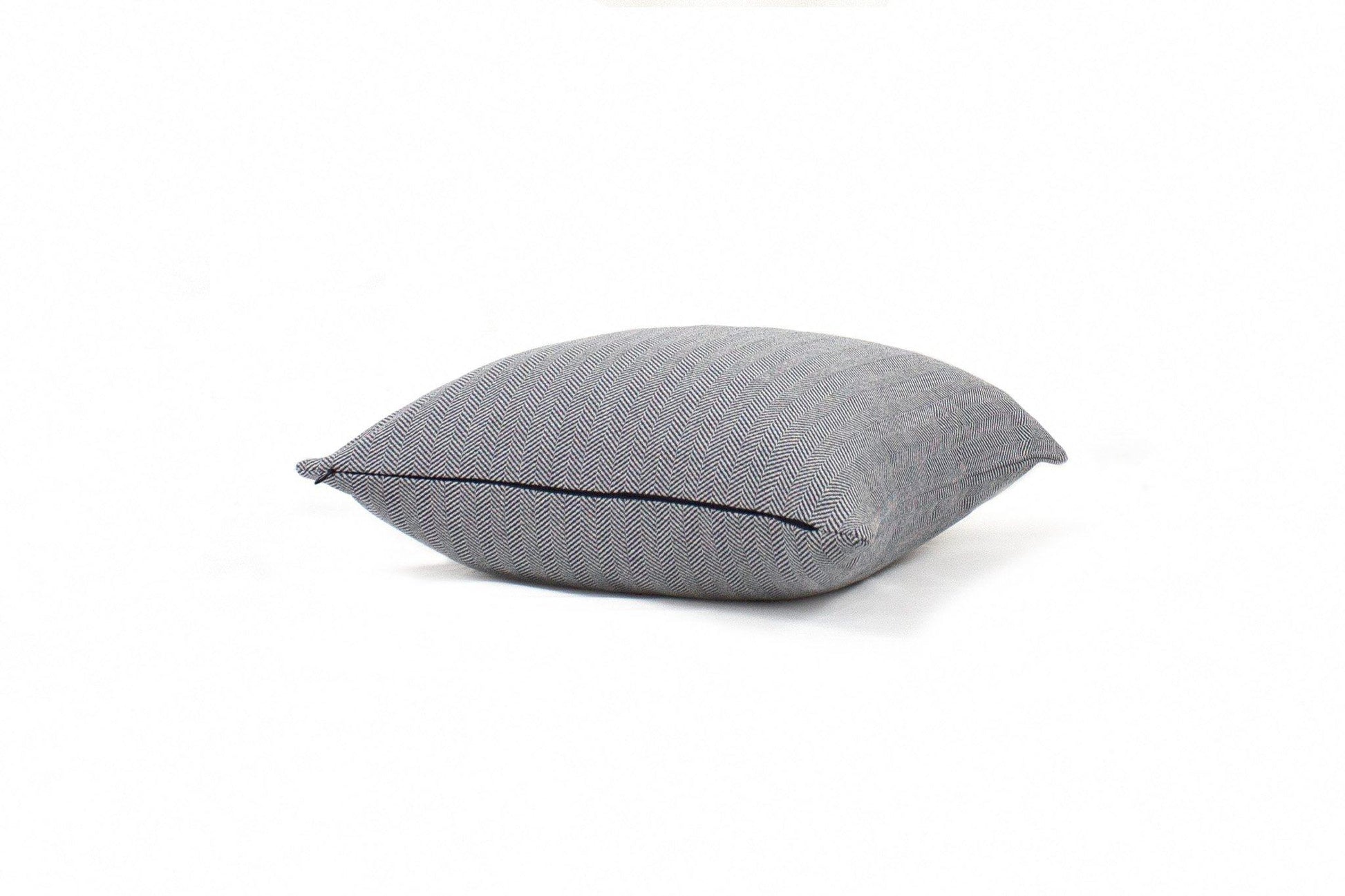 Denim Herringbone Cushion Cover