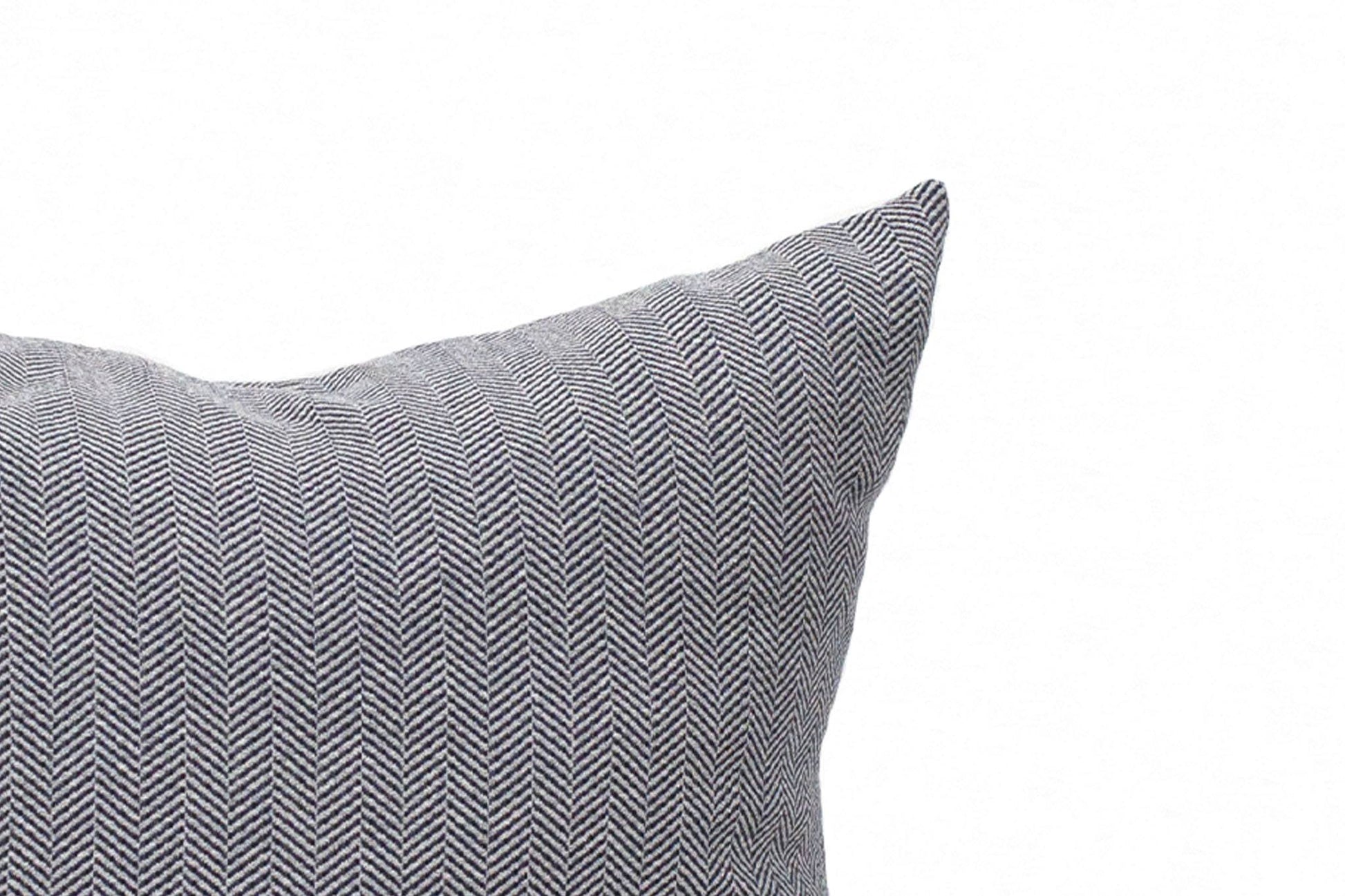 Denim Herringbone Cushion Cover