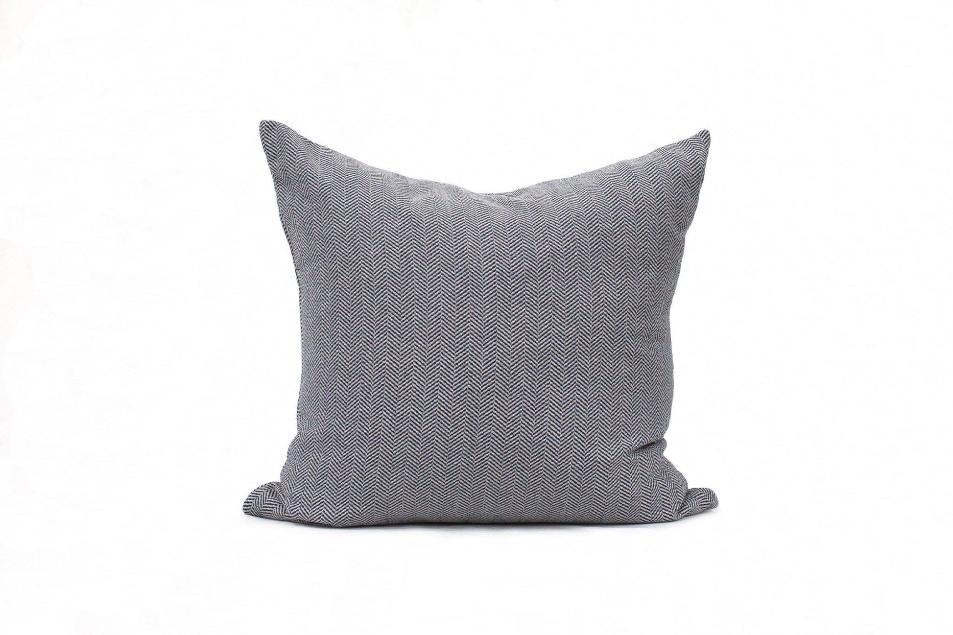 Denim Herringbone Cushion Cover