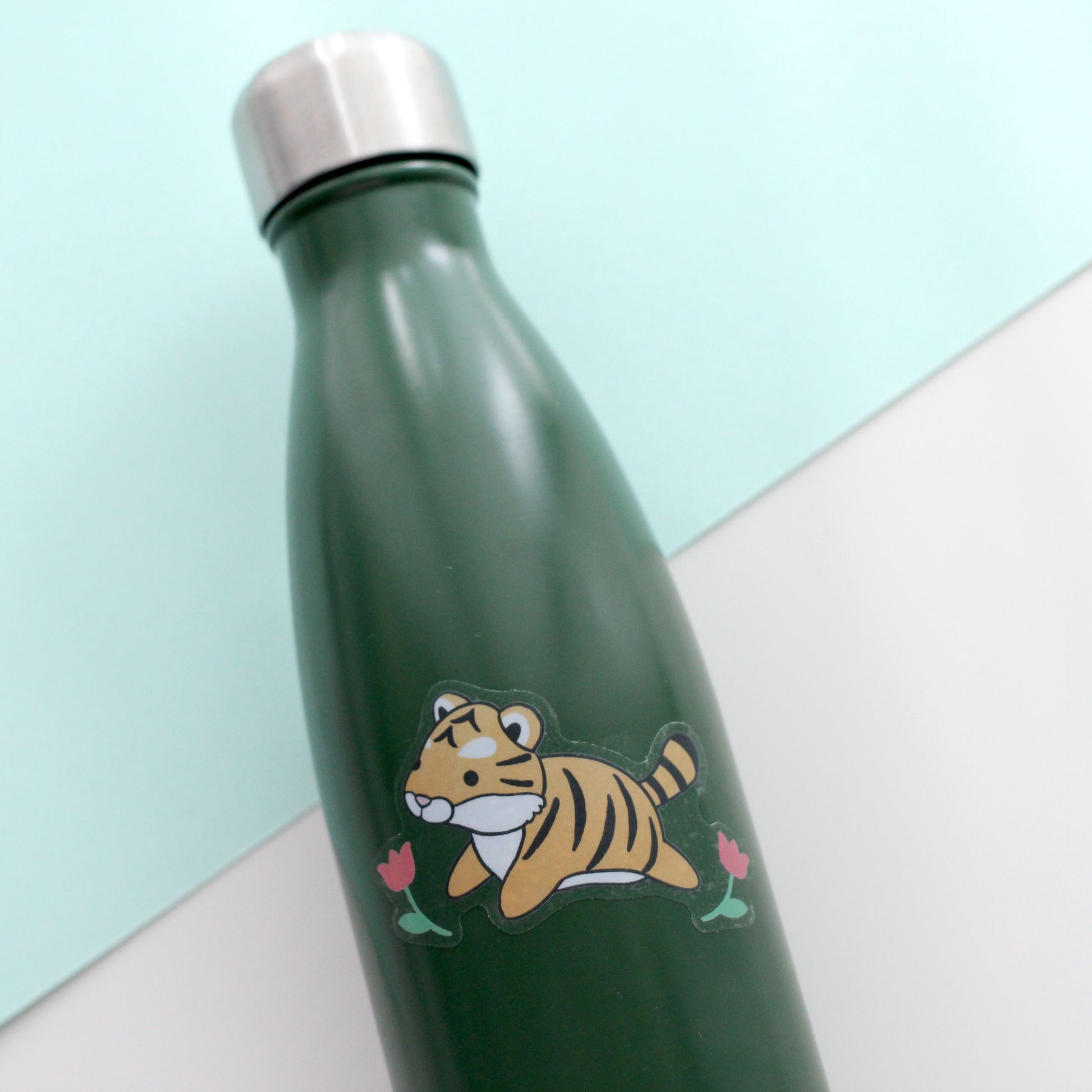 Tiger Vinyl Sticker. Tiger Stationery