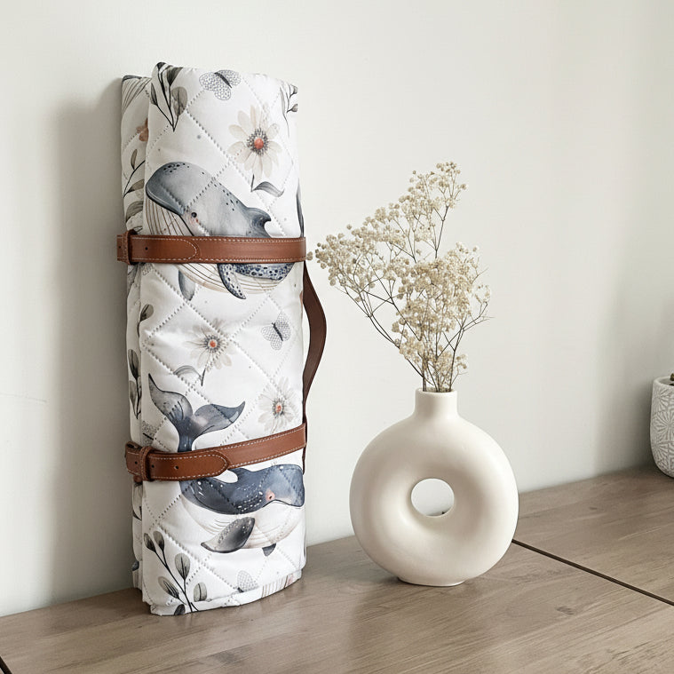 Beach & Play Tablecloth - Little Whales