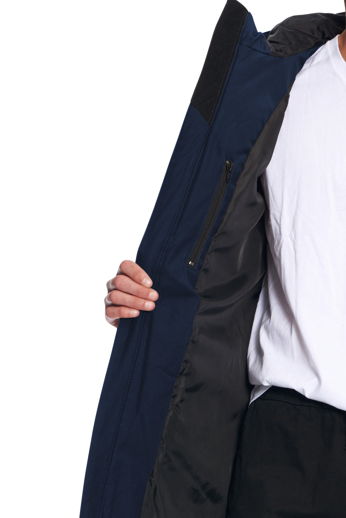 JASPER | MEN'S VEGAN DOWN (RECYCLED) PUFFER COAT, NAVY